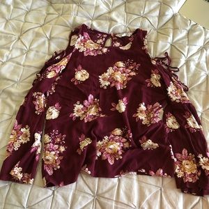 Hippie Rose LongSleeved Shirt with strappy sleeves